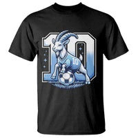 Number Ten The Goat Of Football Fans T Shirt Soccer Lover Gift