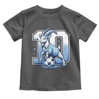 Number Ten The Goat Of Football Fans Toddler T Shirt Soccer Lover Gift