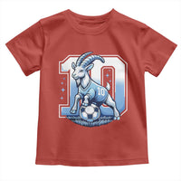 Number Ten The Goat Of Football Fans Toddler T Shirt Soccer Lover Gift