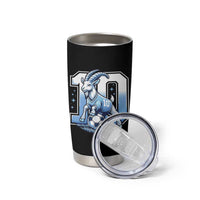Number Ten The Goat Of Football Fans Tumbler Cup Soccer Lover Gift