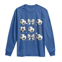 Game Day Coquette Aesthetic Long Sleeve Shirt Soccer Mom Gifts