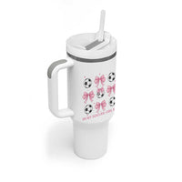 In My Soccer Girl Era Tumbler With Handle Funny Football Fan