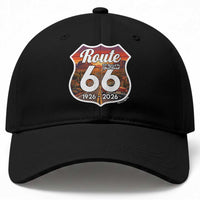 Route Highway 66 Centennial Baseball Cap Vintage Distressed Americas Highway