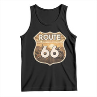 Vintage Motorcycle Road Trip Route Highway 66 Tank Top Open Road Adventure