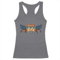Route Highway 66 Centennial Racerback Tank Top 100 Years Of The Mother Road