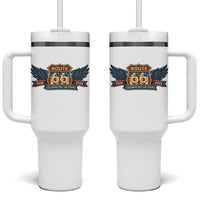 Route Highway 66 Centennial Tumbler With Handle 100 Years Of The Mother Road