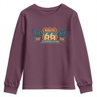 Route Highway 66 Centennial Youth Sweatshirt 100 Years Of The Mother Road