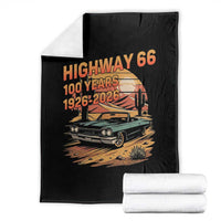 Route Highway 66 Centennial Throw Blanket 100 Year Road Trip Adventure