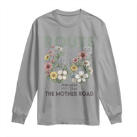 Route Highway 66 Long Sleeve Shirt Floral Centennial 100 Year Anniversary