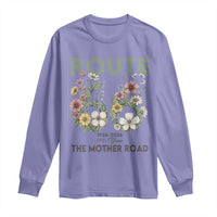 Route Highway 66 Long Sleeve Shirt Floral Centennial 100 Year Anniversary