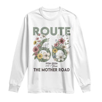 Route Highway 66 Long Sleeve Shirt Floral Centennial 100 Year Anniversary