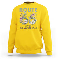 Route Highway 66 Sweatshirt Floral Centennial 100 Year Anniversary