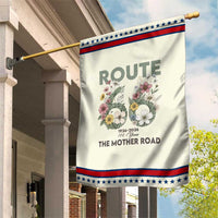 Route Highway 66 Garden Flag Floral Centennial 100 Year Anniversary