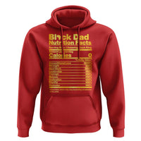Black Dad Nutrition Facts Hoodie African American Fathers Day