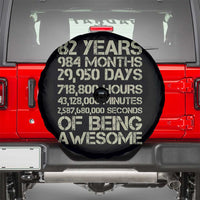 Vintage 82nd Milestone Birthday Spare Tire Cover 82 Years Of Being Awesome