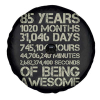 Vintage 85th Milestone Birthday Spare Tire Cover 85 Years Of Being Awesome