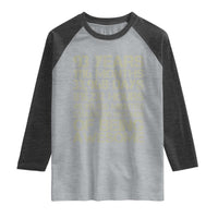 Vintage 93rd Milestone Birthday Raglan Shirt 93 Years Of Being Awesome