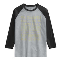 Vintage 95th Milestone Birthday Raglan Shirt 95 Years Of Being Awesome