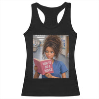 Funny Nursing Student Doll Face Meme Racerback Tank Top Future Nurse Gift
