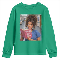 Funny Nursing Student Doll Face Meme Youth Sweatshirt Future Nurse Gift