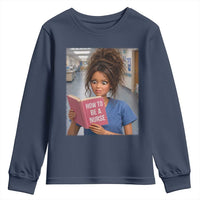 Funny Nursing Student Doll Face Meme Youth Sweatshirt Future Nurse Gift