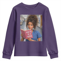 Funny Nursing Student Doll Face Meme Youth Sweatshirt Future Nurse Gift
