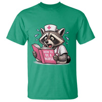 Funny Raccoon Nursing Student Healthcare Gift T Shirt