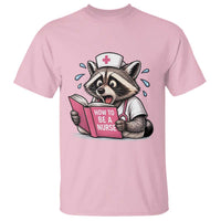 Funny Raccoon Nursing Student Healthcare Gift T Shirt