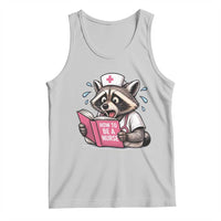 Funny Raccoon Nursing Student Healthcare Gift Tank Top