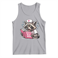 Funny Raccoon Nursing Student Healthcare Gift Tank Top