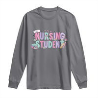 Pastel Nursing Student Medical School Gift Long Sleeve Shirt