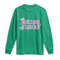 Pastel Nursing Student Medical School Gift Long Sleeve Shirt