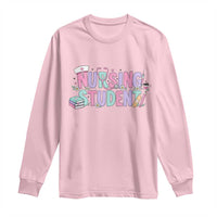Pastel Nursing Student Medical School Gift Long Sleeve Shirt