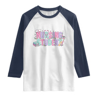 Pastel Nursing Student Medical School Gift Raglan Shirt