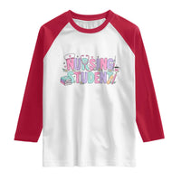 Pastel Nursing Student Medical School Gift Raglan Shirt