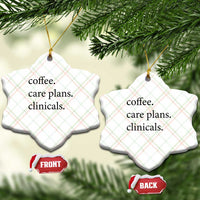 Funny Nursing School Life Ceramic Ornament Coffee Care Plans And Clinicals