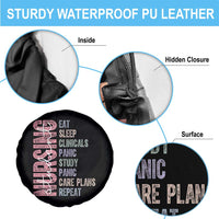 Funny Student Nurse Life Spare Tire Cover Eat Sleep Clinicals Panic Study Repeat