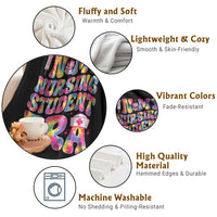 In My Nursing Student Era Throw Blanket Future Nurse Gift