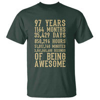 Vintage 97th Birthday Gift T Shirt 97 Years Of Being Awesome