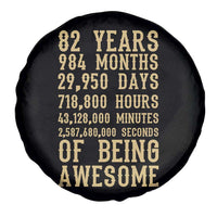 Vintage 82nd Birthday Gift Spare Tire Cover 82 Years Of Being Awesome
