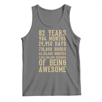 Vintage 82nd Birthday Gift Tank Top 82 Years Of Being Awesome