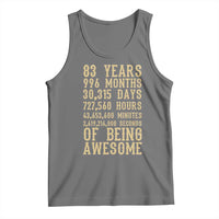 Vintage 83rd Birthday Gift Tank Top 83 Years Of Being Awesome