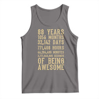 Vintage 88th Birthday Gift Tank Top 88 Years Of Being Awesome