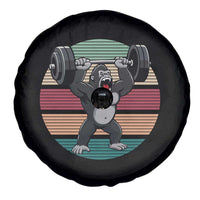 Fitness Lover Gift Spare Tire Cover Powerlifting Gorilla Strength - Wonder Print Shop
