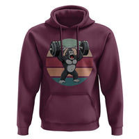 Fitness Lover Gift Hoodie Powerlifting Gorilla Strength - Wonder Print Shop