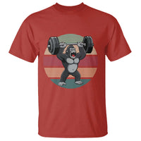 Fitness Lover Gift T Shirt Powerlifting Gorilla Strength - Wonder Print Shop