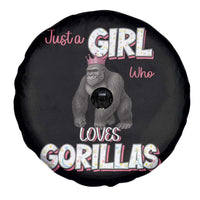 Gorilla Lover Gift Spare Tire Cover Just A Girl Who Loves Gorillas - Wonder Print Shop