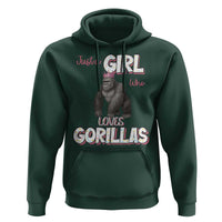 Gorilla Lover Gift Hoodie Just A Girl Who Loves Gorillas - Wonder Print Shop