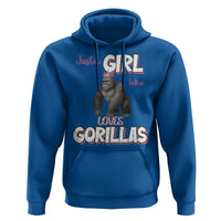 Gorilla Lover Gift Hoodie Just A Girl Who Loves Gorillas - Wonder Print Shop