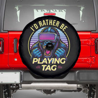 VR Gamer Gorilla Spare Tire Cover I’d Rather Be Playing Tag Gift - Wonder Print Shop